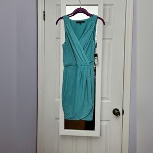 NWT GUESS - metallic faux wrap Dress